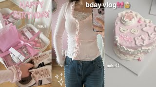 aesthetic birthday vlog✧･ﾟbirthday haul fun with friends grwm bday party [upl. by Teresa]