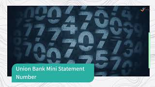 Union Bank of India Mini Statement How to Download Union Bank Mini Statement [upl. by Manno]