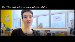 Présentation Mastère Spécialisé Economie circulaire dUniLaSalle Rennes par Lucie Domingo [upl. by Eicirtap]