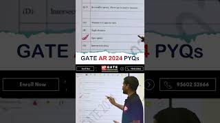 GATE Architecture and Planning 2025 Coaching  We Produce Best Results 5 of AIR 10 in GATE AR 2024 [upl. by Berni399]