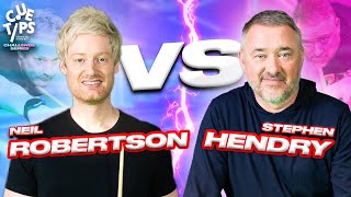 Neil Robertson Vs Stephen Hendry In The Ultimate Snooker Skills Challenge [upl. by Etnohc]