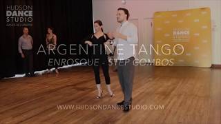 Argentine Tango  Enrosque Combination of Steps [upl. by Randene]