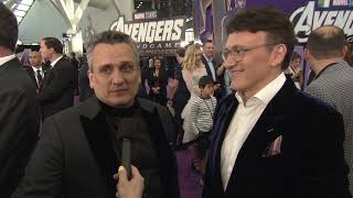 Avengers Endgame World Premiere Los Angeles  Itw Anthony Russo Joe Russo official video [upl. by Pardew400]