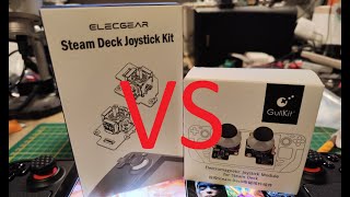 guliKit VS Elecgear Hall effect sensors for Steam deck LCD [upl. by Nahtnaoj]