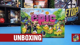 Tiny Epic Dinosaurs  Unboxing [upl. by Dorothee341]