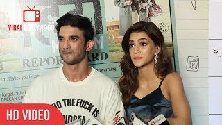 Sushant Singh Rajput And Kriti Sanon At Hindi Medium Success Party  Viralbollywood [upl. by Theron]