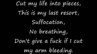 Papa Roach  Last Resort Uncensored and Lyrics [upl. by Yelkao]