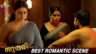 Best Romantic Scene  Sundari  poorna  SriSudha  Latest Malayalam Dubbed Movie Scenes [upl. by Nyraa]