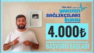 4000₺ KARŞILIKSIZ BURS YARININ SAĞLIKÇILARI BURSU BAŞVURUSU BURS VEREN KURUMLAR [upl. by Leta]