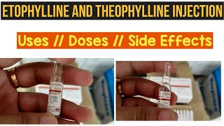 Deriphyllin Etophylline theophylline injection DosageUsesSidesEffectsmedicaltrending youtube [upl. by Edita]