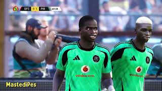 🔴DISCIPLES vs ORLANDO PIRATES ⚽ PLAY OFF CAF CHAMPIONS LEAGUE 2425 ⚽ Gameplay [upl. by Lipfert]