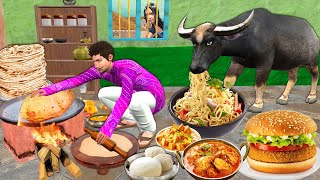 Ghamandi Bahu Roti Wala Vs Magical Food Buffalo Noodles Chicken Paneer Moral Stories Hindi Kahaniya [upl. by Winsor]