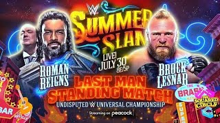 Brock Lesnar vs Roman Reignssong version Highlights Last Man Standing Match  WWE SUMMERSLAM 2022 [upl. by Atsok]