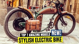 7 New Electric Bikes w Old School Designs and Retro Bicycle Accessories [upl. by Peednama]