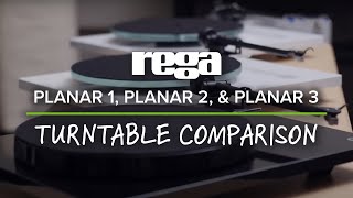 Rega Planar 1 Planar 2 amp Planar 3 Turntable Comparison [upl. by Nagah]