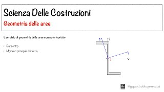 Scienza Delle Costruzioni Geometria delle Aree 81 [upl. by Auliffe460]