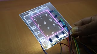 how to make touch screen keypad display at your home [upl. by Cloutman]