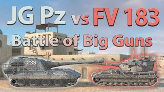 WOT Blitz Face Off  Jg Pz E 100 vs FV215b 183 [upl. by Waine]