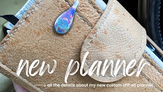 My New Gorgeous Custom A6 Planner  Planner Details  LovePaperPlan Undyed Planner  Plan With Bee [upl. by Hsivat80]