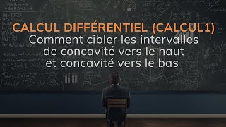 Comment cibler les intervalles de concavité vers le haut et vers le bas Calcul différentiel [upl. by Jerad53]