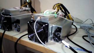 AntMiner S9 Working [upl. by Ahsehyt]