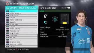 PES 2018  CORINTHIANS  Cópias de base  base copy [upl. by Gazzo]