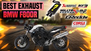 BMW F800R Exhaust Sound🔥AkrapovicArrowDelkevicDominatorGPRGRMotoIXILLVMivvSC ProjectLextek [upl. by Ettereve]