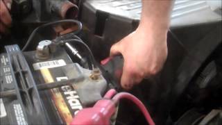 Radiator replacement Dodge Pickup 1998 59L Install Remove Replace [upl. by Ecidnak472]