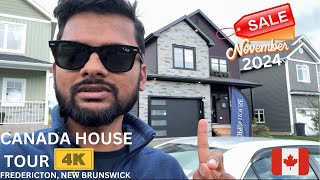 On SaleCanada house tour in 4k Fredericton  atlanticcanada realestate fredericton newbrunswick [upl. by Azenav]