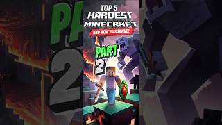 Top 5 Hardest Minecraft Mods and How to Survive Part 2 minecraft [upl. by Anaytat619]