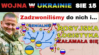 15 SIE Katastrofa Kurska Ukraińcy Blokują i NISZCZĄ Rosyjskie Posiłki Wojna w Ukrainie Wyjaśniona [upl. by Marney]