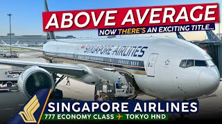 SINGAPORE AIRLINES 777 Economy Class Trip Report【Singapore to Tokyo】Better than Most [upl. by Tanhya]