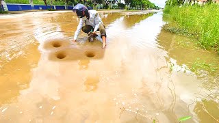 Whirlpools in Street Floods How to Drain Water Safely [upl. by Vez]