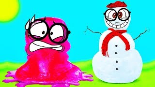 MARAVILHOSO SLIME DE NEVE para o Slime Sam Sapeca [upl. by Eirrak760]