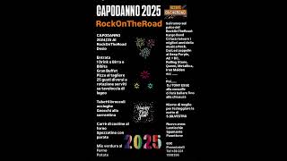 Prenotazioni Capodanno 2025 RockOnTheRoad Desio [upl. by Reuven]