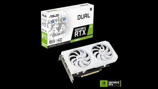 ASUS Dual GeForce RTX™ 3060 Ti White Edition 8GB GDDR6X SHORTS ASUS NVIDIA RTX3060 [upl. by Gualterio]