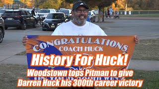 Woodstown 2 Pitman 1  HS Boys Soccer  Darren Huck 300th career victory [upl. by Essa]