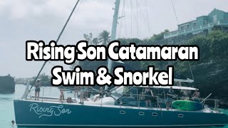 Rising Son Catamaran Swim amp Snorkel Bermuda [upl. by Alyakcim]