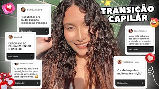 RESPONDENDO PERGUNTAS COM 2 ANOS E 1 MÊS DE TRANSIÇÃO CAPILAR 💖✨ [upl. by Angadresma287]