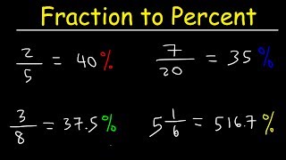 Fraction to Percent Conversion [upl. by Eylrahc448]