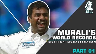 Muttiah Muralitharan Unbreakable 16 World Records You Must Watch [upl. by Gnehp]