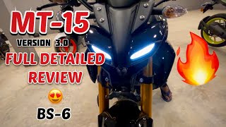 MT15 Version 30 Full Detailed Review  Changes in 2024 Model 😍 [upl. by Eenalem171]