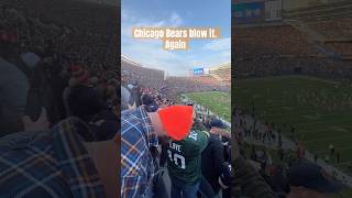 All we know is Pain Chicago Bears blow it again chicagobears chicago [upl. by Nivert]