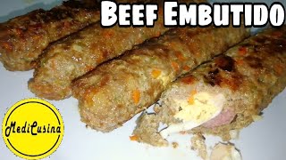 How to make Beef Embutido  Filipino Food Recipe [upl. by Iridissa]