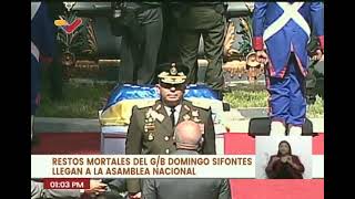 Jorge Rodríguez discurso durante traslado de restos de Domingo Antonio Sifontes al Panteón Nacional [upl. by Ylrehs]