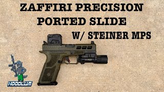 Zaffiri Precision Glock 19 Slide Brownells Ported Barrel Setup Steiner MPS enclosed Emitter [upl. by Zeena]