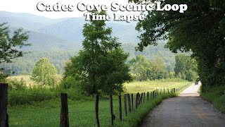 Cades Cove Scenic Loop Drive Time Lapse 4K [upl. by Ahsiyk724]