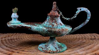 Magically Beautiful Aladdins lamp  Restoration ASMR [upl. by Manvil443]