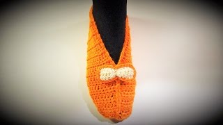 Heklane popke  pape Crochet Slippers [upl. by Nimar]