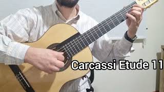 Carcassi Etude No 11 Op60 Classical Guitar [upl. by Violeta116]